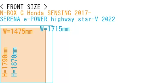 #N-BOX G Honda SENSING 2017- + SERENA e-POWER highway star-V 2022